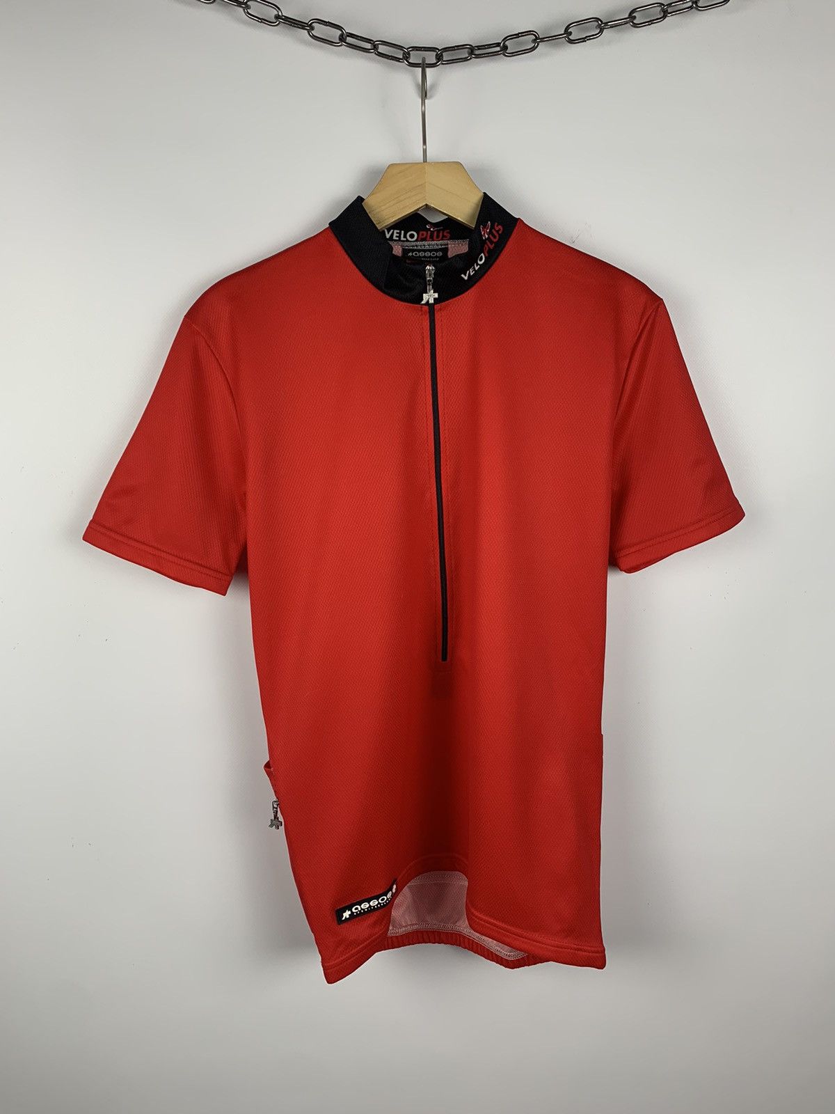 Handmade Vintage Assoss Velo Cycling Jersey Short Sleeve Size L Red Size US L / EU 52-54 / 3 - 1 Thumbnail
