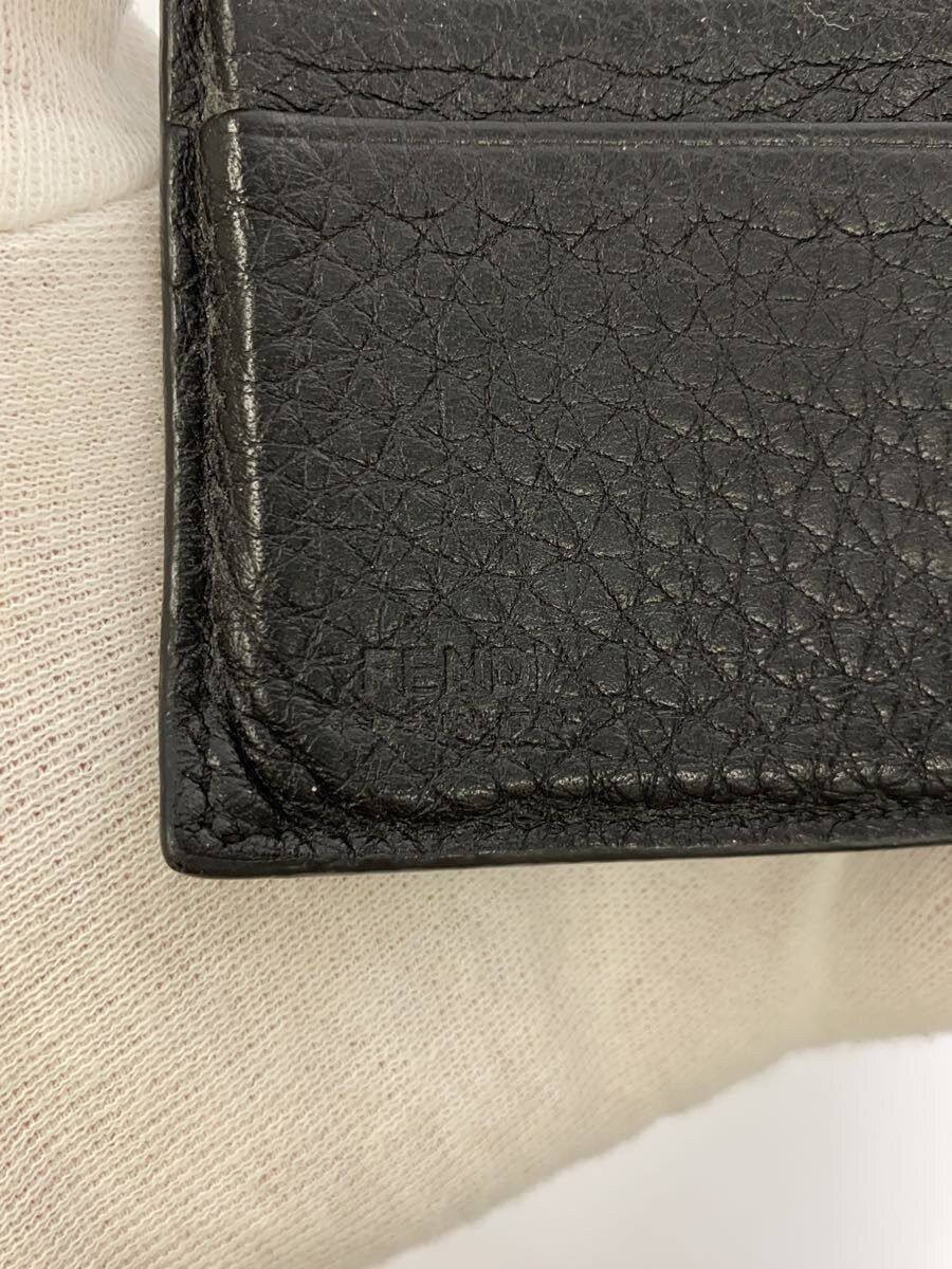 Fendi Fendi Leather Bi-Fold Wallet Black Size ONE SIZE - 3 Thumbnail