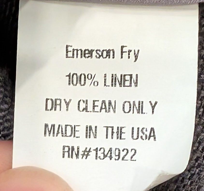 Emerson Fry SOLD OUT Emerson Fry 100% Linen Layering Jacket Made in USA Size S / US 4 / IT 40 - 4 Thumbnail
