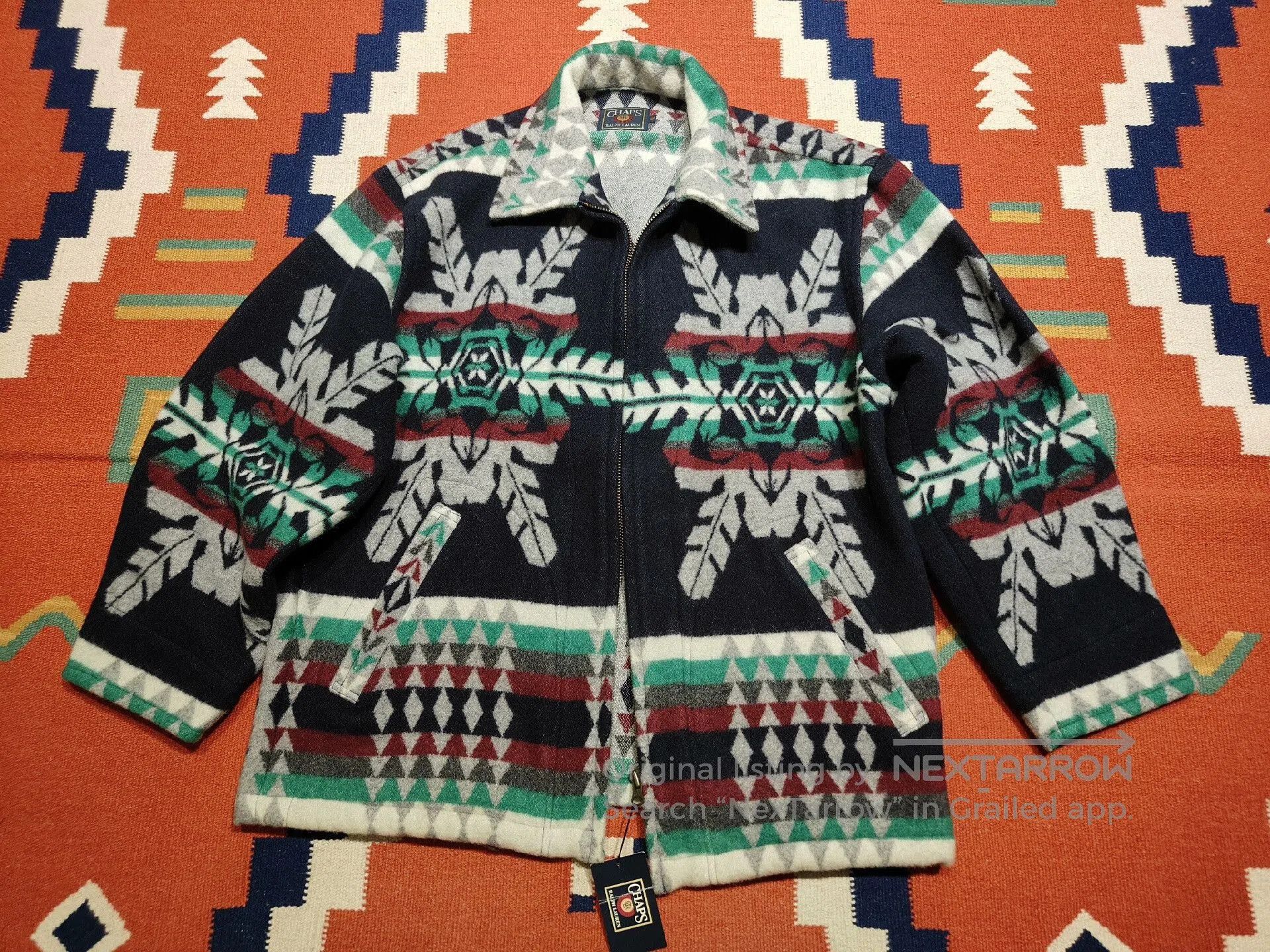 VINNY's Vintage Ralph Lauren Chaps Wool Jacket. Size US M / EU 48-50 / 2 - 1 Thumbnail