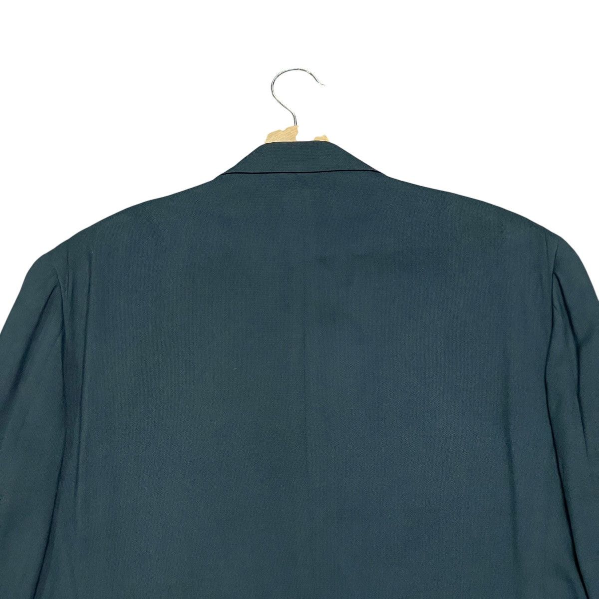 Burberry Vintage Burberrys 100% Silk Single Breasted Blazer Jacket Size US L / EU 52-54 / 3 - 9 Thumbnail