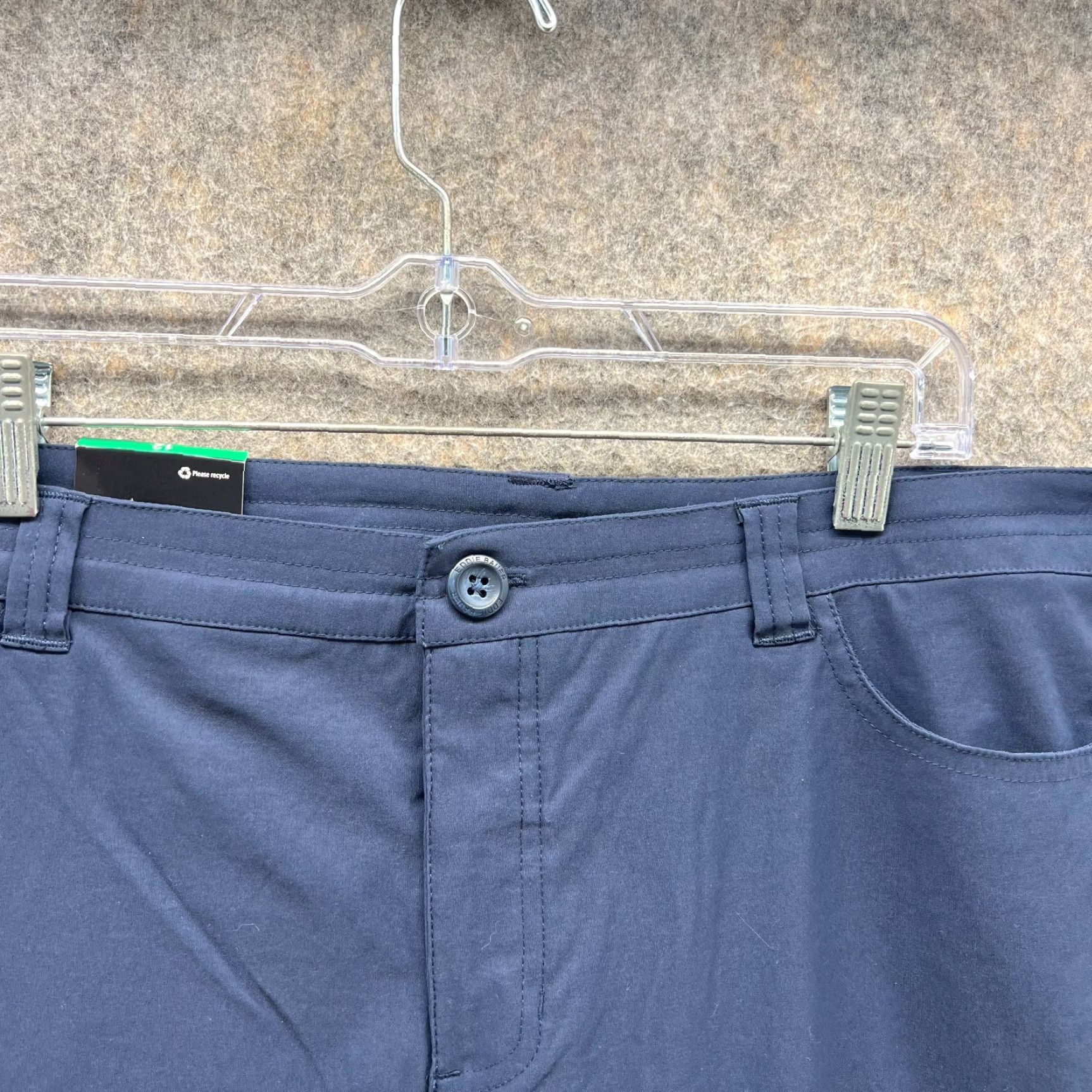 Eddie Bauer VINTAGE Eddie Bauer Pants Women 12 Blue Navy Chino Flat Front Tech Capri Casual Size 34" / US 12 / IT 48 - 6 Thumbnail