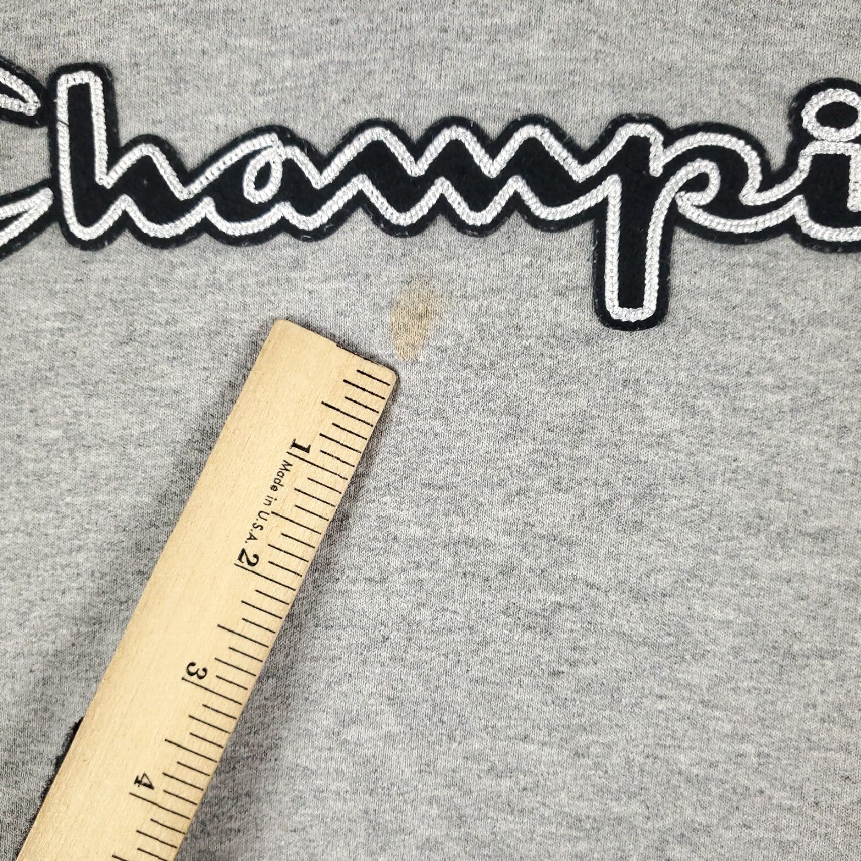 Champion Champion Hoodie Mens Medium Gray Casual Pullover Sweatshirt Size US M / EU 48-50 / 2 - 5 Thumbnail