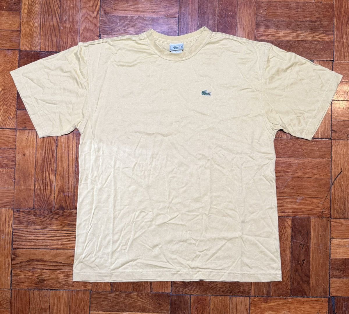 Lacoste Vintage 90s Lacoste T Shirt Size US XL / EU 56 / 4 - 2 Thumbnail