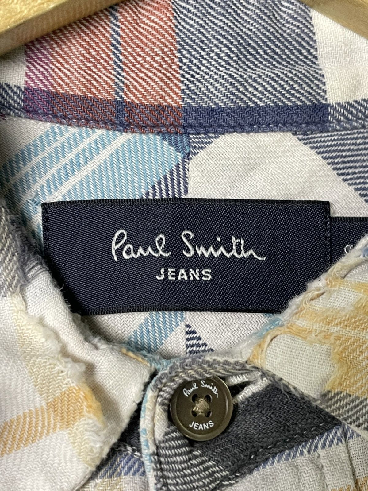 Paul Smith × Vintage Vintage Paul Smith Checked Button Up Shirt (50) Size US XS / EU 42 / 0 - 6 Thumbnail