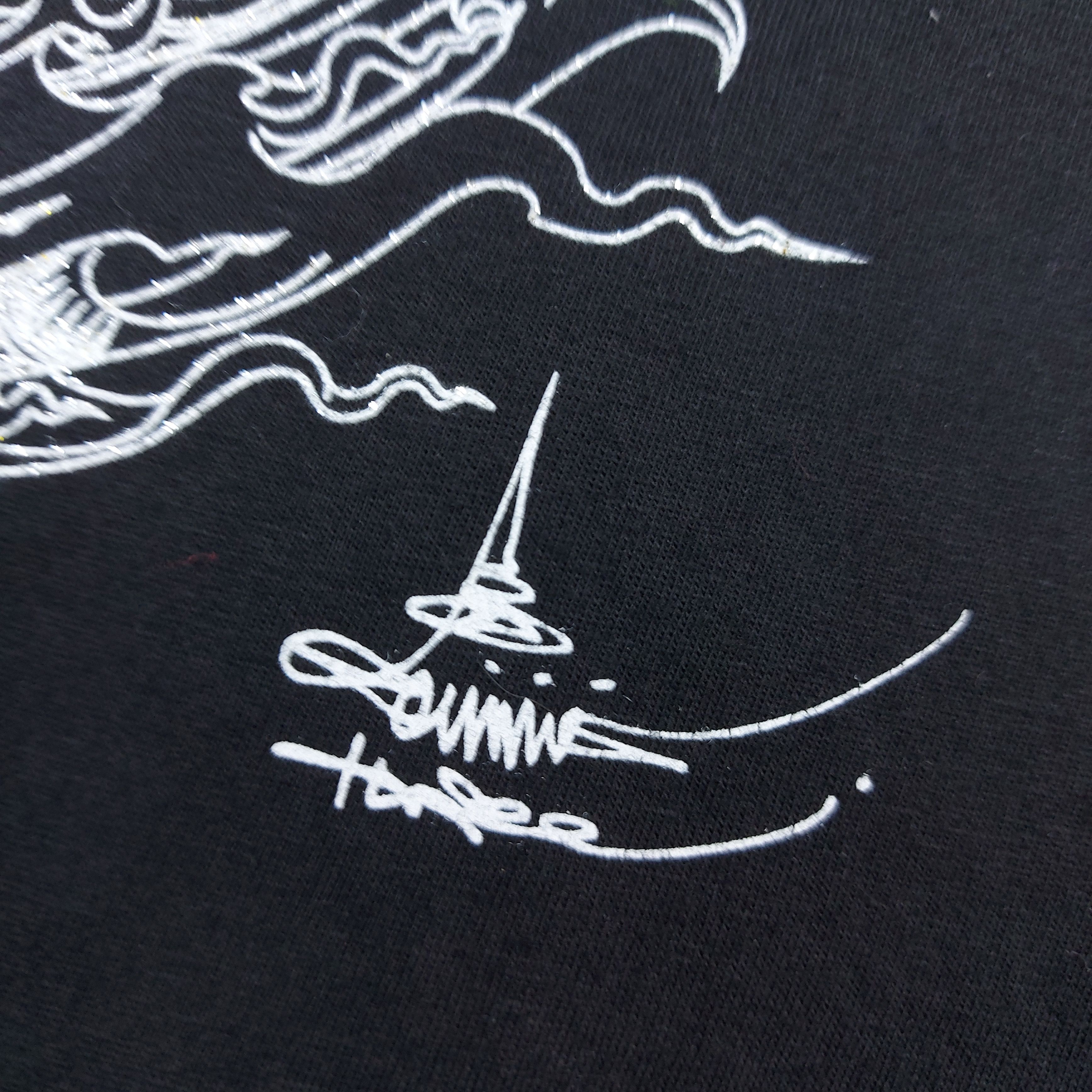 Other 2011 Wat Rong Khun Ganesha Glitter White Temple TEE Size US XL / EU 56 / 4 - 5 Thumbnail