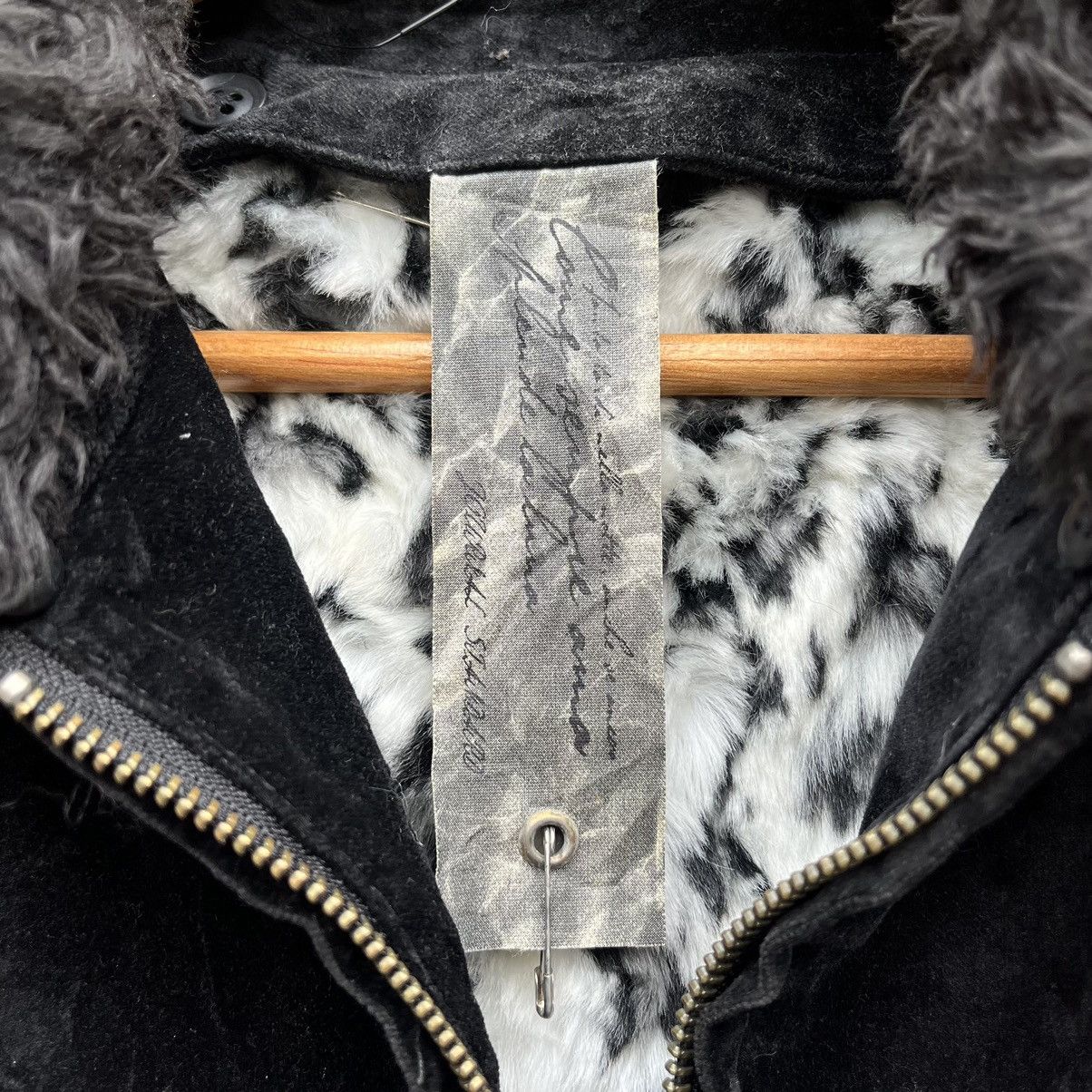 Japanese Brand × Journal Standard × Vintage Vintage Journal Standard Velvet Cow Belt Fur Work Jacket Size US M / EU 48-50 / 2 - 8 Thumbnail