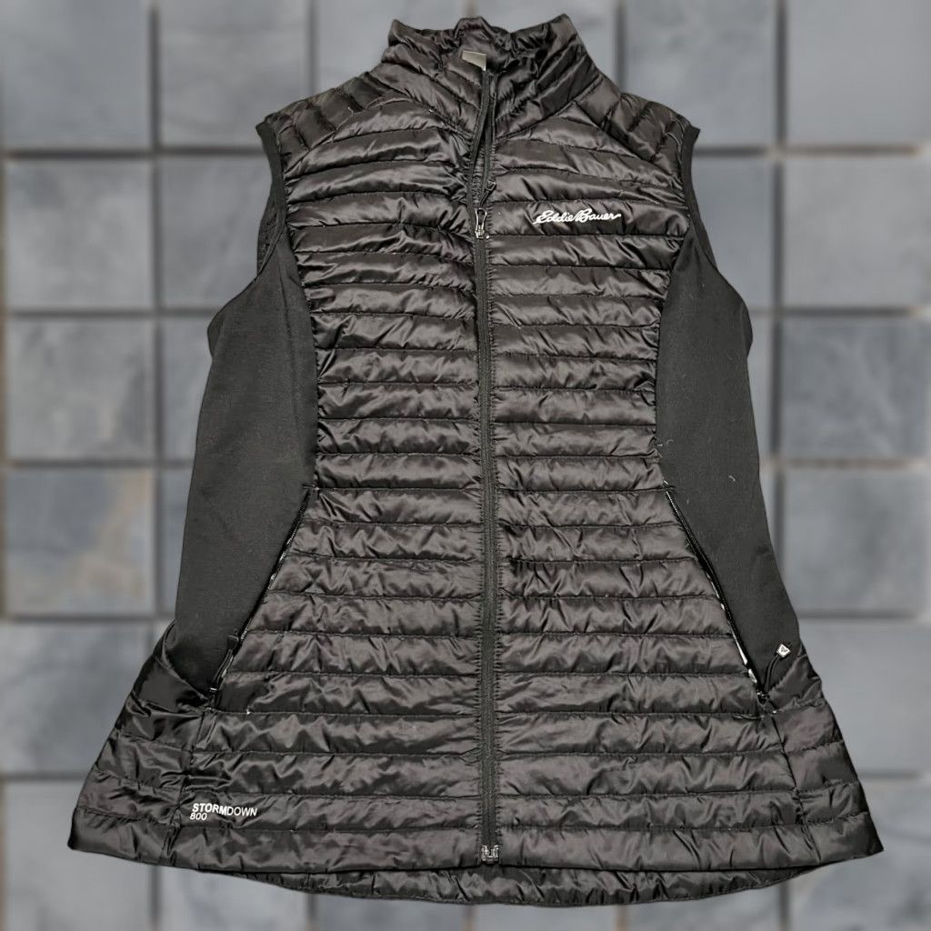 Eddie Bauer VINTAGE Eddie Bauer Vest Womens Small First Ascent Stormdown 800 Down Puffer Black Size S / US 4 / IT 40 - 1 Thumbnail
