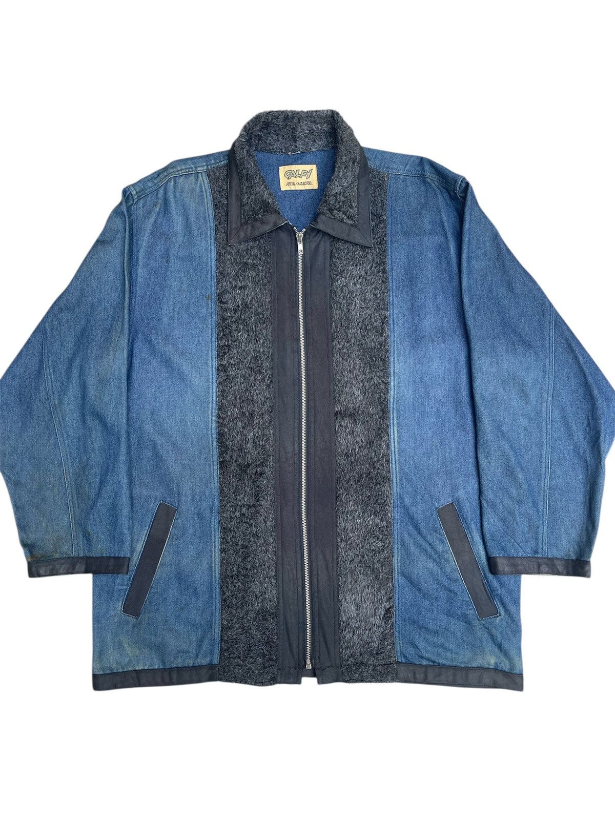 Other Rare Galfy Crutch Character Denim Jacket, Graphic Back Print Size US L / EU 52-54 / 3 - 2 Thumbnail