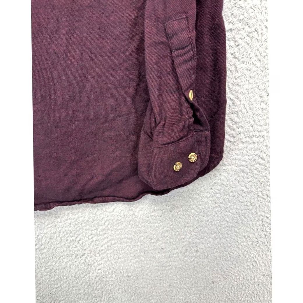 Vintage Jetty Flannel Shirt Adult Small Maroon Button Up Long Sleeve Mens Size US S / EU 44-46 / 1 - 5 Thumbnail