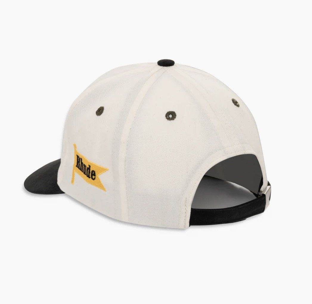 Rhude RHUDE X DOMAINE CHAVY-CHOUET R LOGO HAT CREAM / BLACK Size ONE SIZE - 3 Thumbnail