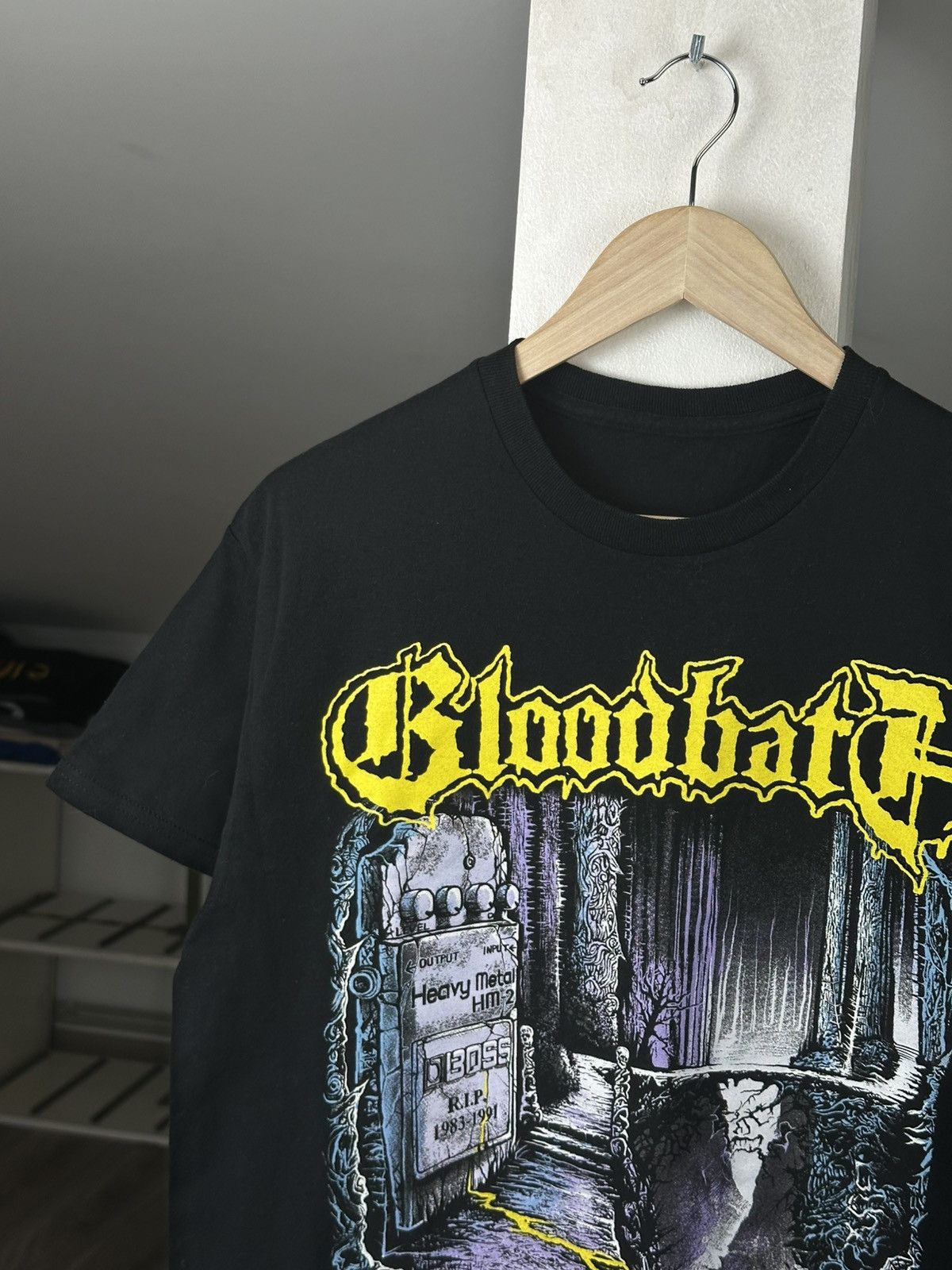 Haunted Mound Blood Bath Y2K Tee Black Bloody Wire Bat Tee Size US M / EU 48-50 / 2 - 2 Thumbnail