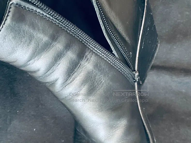 Ann Demeulemeester Ann Demeulemeester 36 lambskin wedge ankle boots size 36 Size US 5.5 / IT 35.5 - 4 Thumbnail