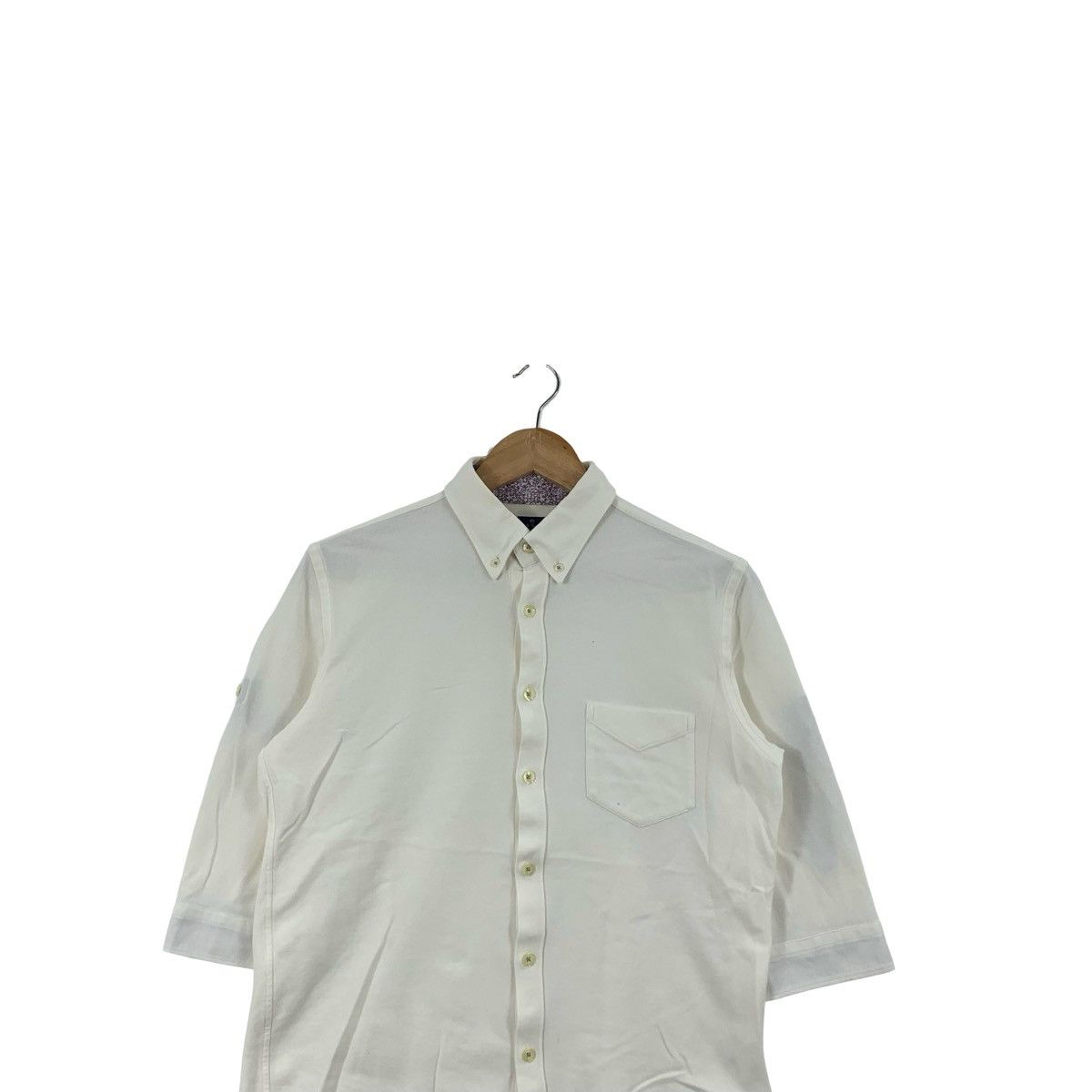 Paul Smith PS PAUL SMITH Button Down Collar Oxford Style Polo Tee Size US M / EU 48-50 / 2 - 2 Thumbnail