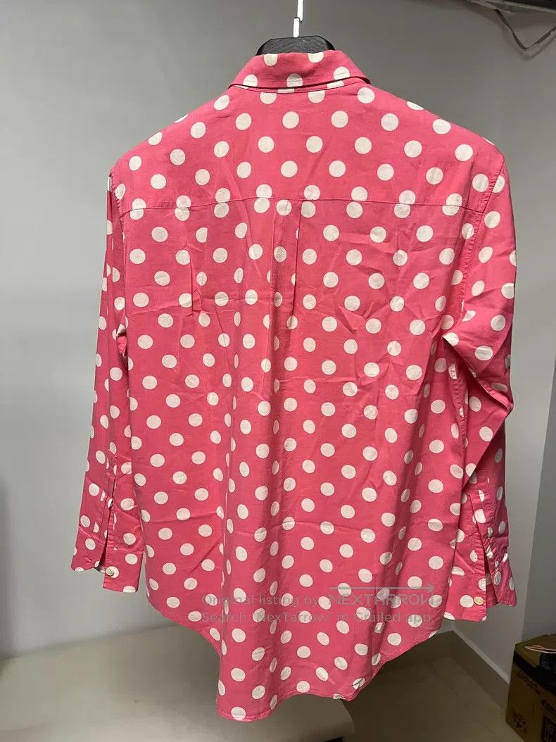 Saint Laurent Paris Saint Laurent Paris Pink Polka Dot Shirt i Size XS / US 0-2 / IT 36-38 - 6 Thumbnail
