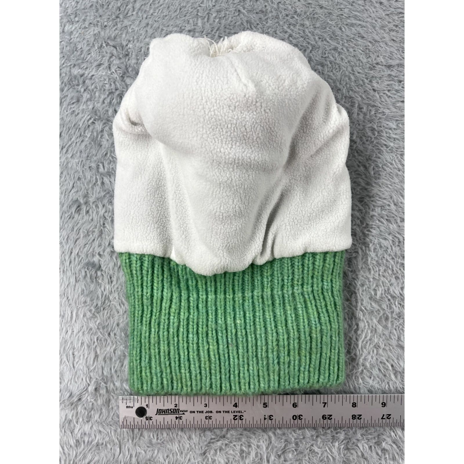 Vintage Universal Thread Beanie Womens One Size Green Nylon Blend Lined Ski Pom Size ONE SIZE - 5 Thumbnail