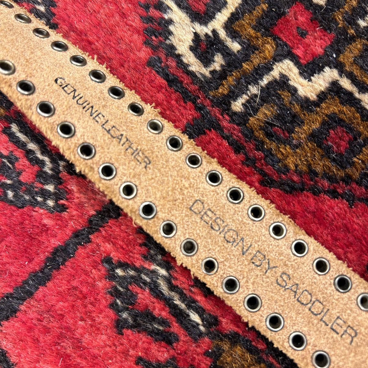 Vintage Brown Studded Western Belt Size ONE SIZE - 6 Thumbnail