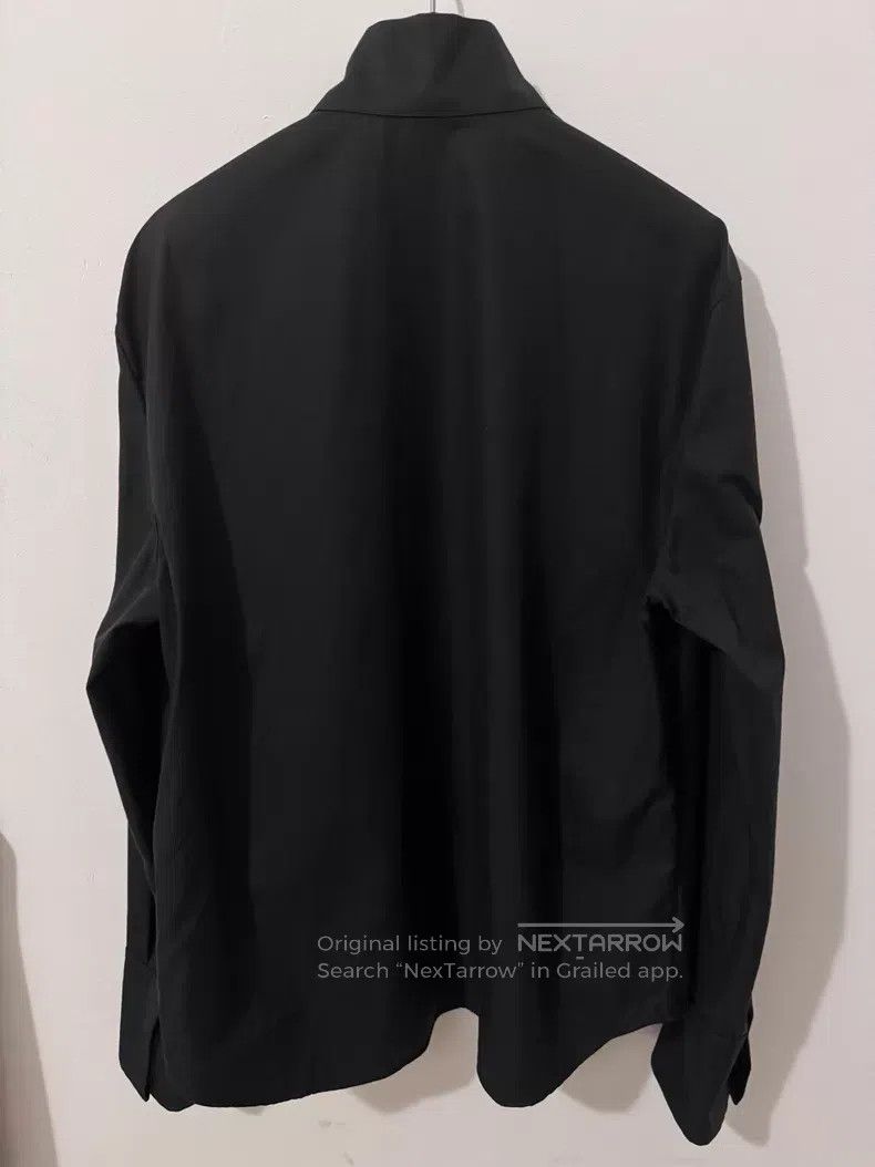 Saint Laurent Paris Saint Laurent Paris Black Samurai Mandarin Collar Accordio Size M / US 6-8 / IT 42-44 - 2 Thumbnail