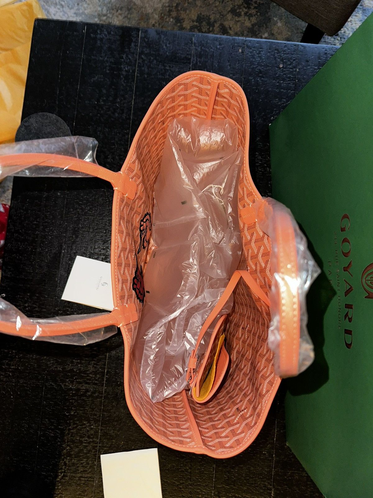 Goyard Goyard Coral Embroidered Seahorse Anjou PM Size ONE SIZE - 5 Thumbnail