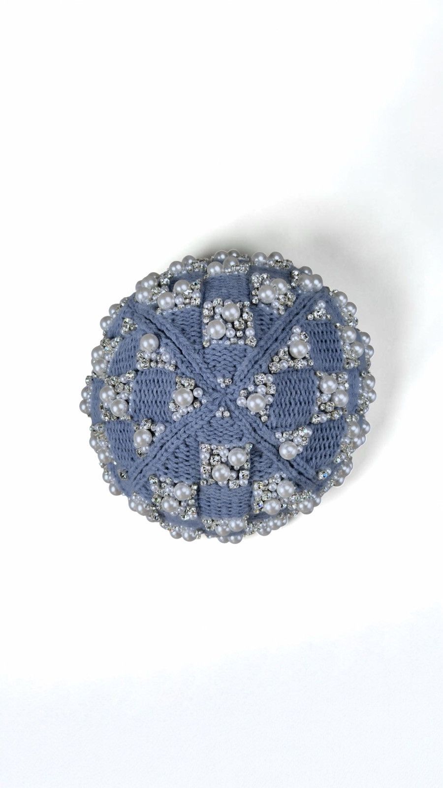 Louis Vuitton Louis Vuitton Damier Crystal and Pearl Beanie Size ONE SIZE - 5 Thumbnail