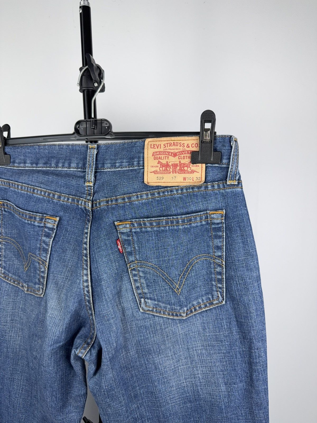 Hysteric Glamour × If Six Was Nine × Levi's 🔥Levi’s Flared Chrome Hearts Style Cross Denim jeans Size 30" / US 8 / IT 44 - 12 Thumbnail