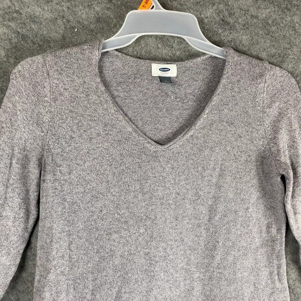 Old Navy Old Navy Sweater Women's Pullover Gray Cotton Blend Adults M Size M / US 6-8 / IT 42-44 - 2 Thumbnail