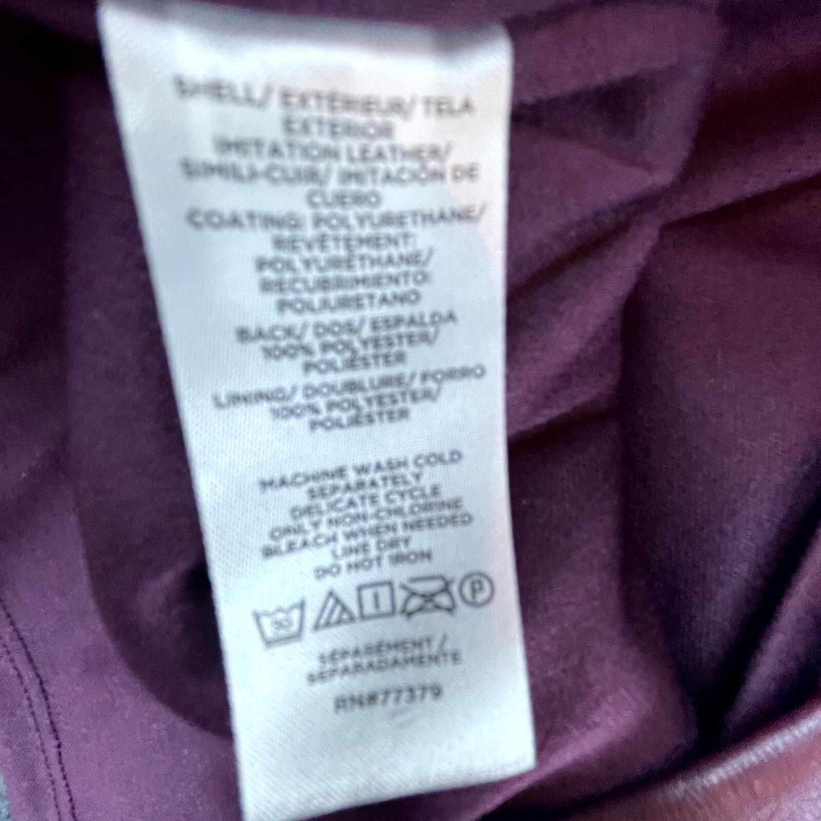 Ann Taylor Ann Taylor Faux Leather Top Womens XS Office Moto Steampunk Size XS / US 0-2 / IT 36-38 - 6 Thumbnail