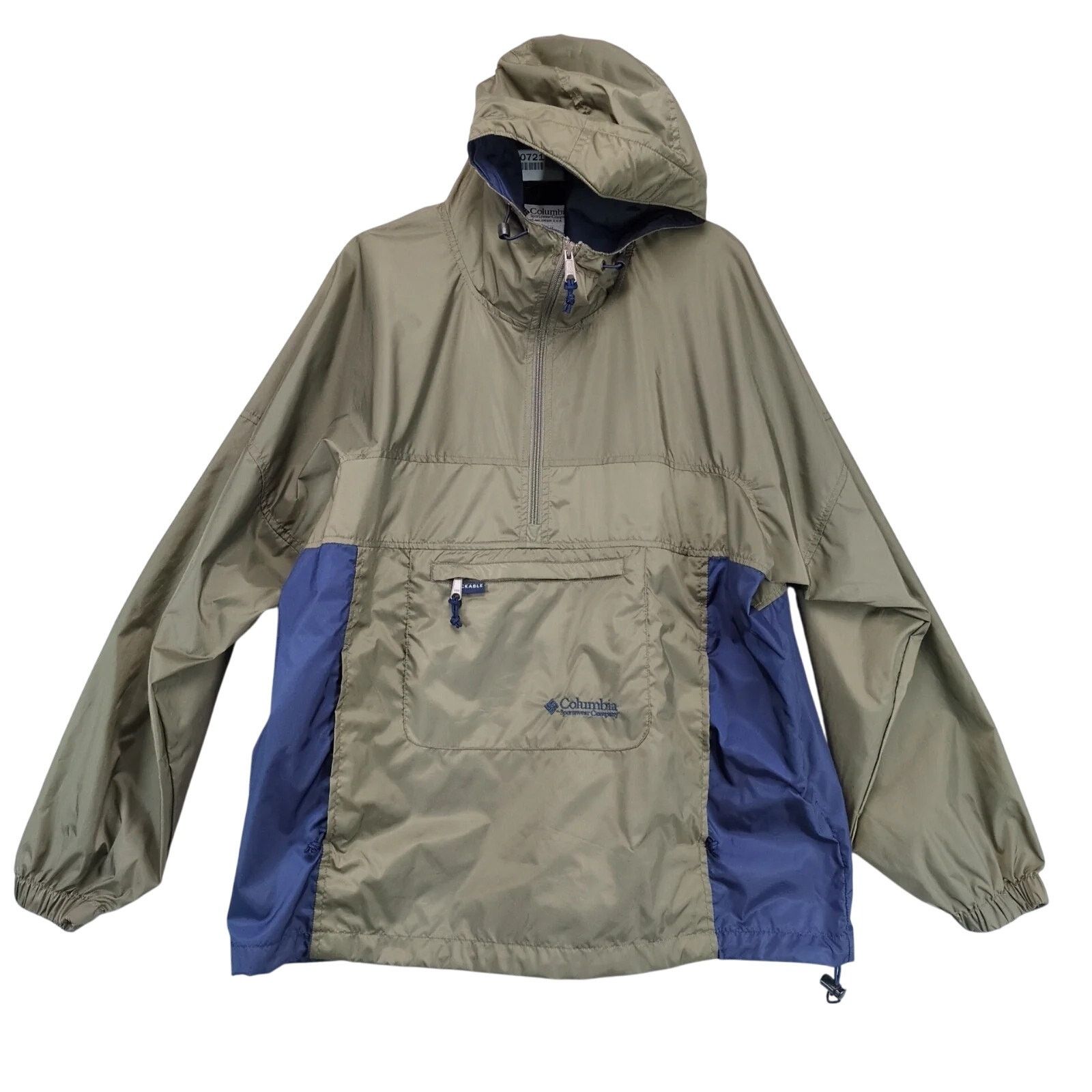Columbia Columbia Sportswear 1/2 Zip Windbreaker Jacket Men's L Hood Size US L / EU 52-54 / 3 - 1 Thumbnail