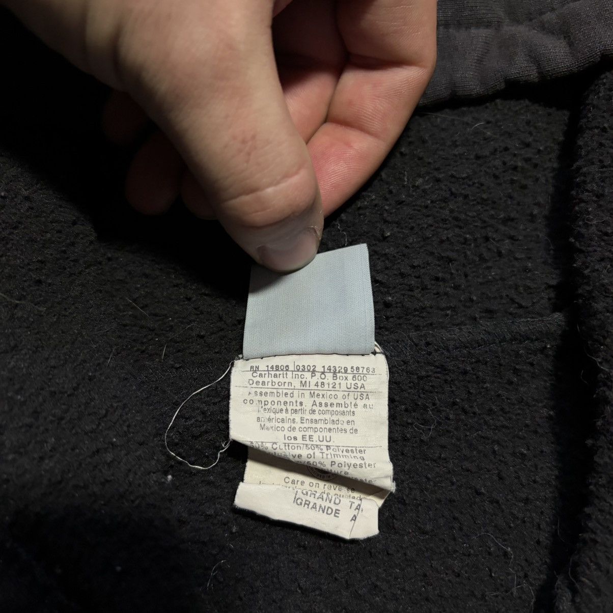 Carhartt Vintage Carhartt Hoodie Sweatshirt Faded Distressed 90s USA Size US L / EU 52-54 / 3 - 12 Thumbnail