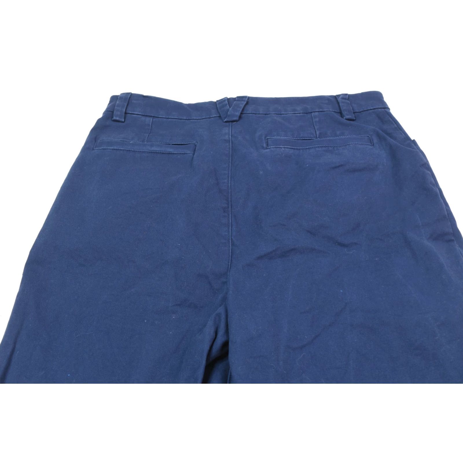 Vintage Duluth Chino Wide Leg Crop Pants Womens 10 Blue High-Rise Cotton Size 32" / US 10 / IT 46 - 6 Thumbnail
