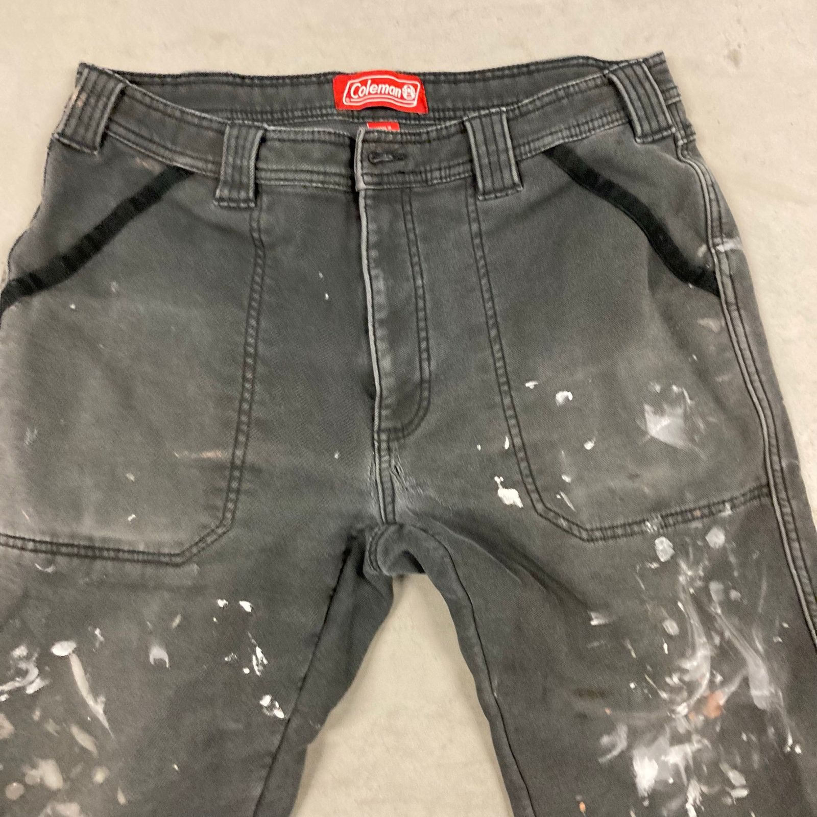 Vintage Coleman thermal lined paint splatter carpenter pants 32x30 Size US 32 / EU 48 - 2 Thumbnail