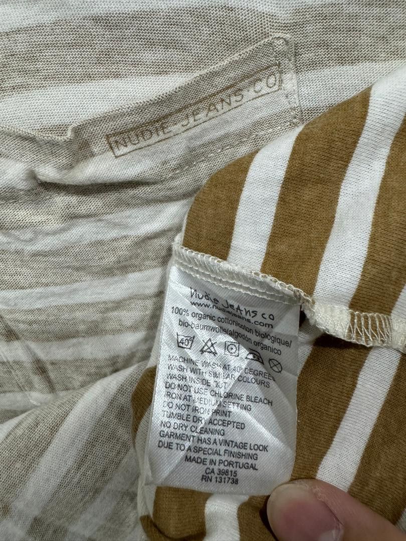 Nudie Jeans Nudie Jeans Stripes Tee Size US M / EU 48-50 / 2 - 5 Thumbnail