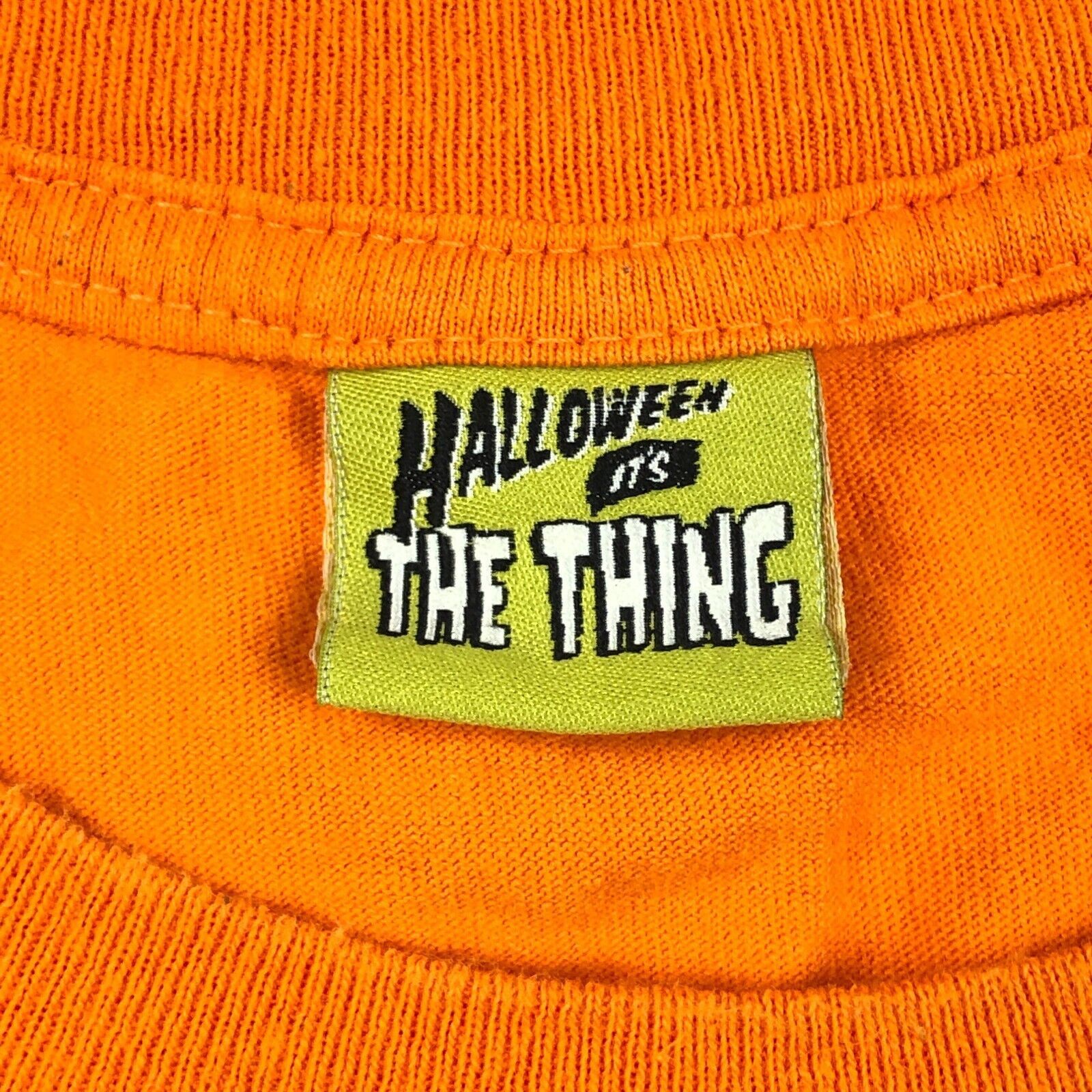 Affliction × Vintage Halloween Its The Thing Snoring He-Beast Orange Tee T Shirt Size US XXL / EU 58 / 5 - 3 Thumbnail