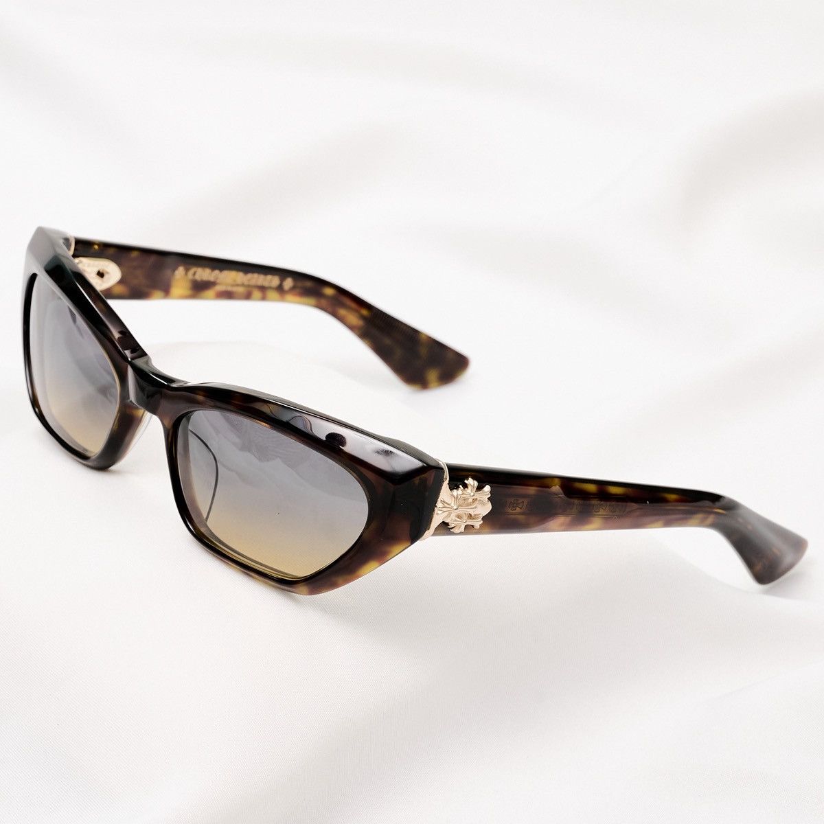 Chrome Hearts CHROME HEARTS HALLLA BALUUUU DARK TORTOISE SUNGLASSES Size ONE SIZE - 2 Thumbnail