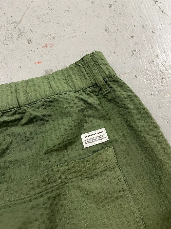 Vintage Edmmond Studios Relief Green Shorts Size US 32 / EU 48 - 8 Thumbnail