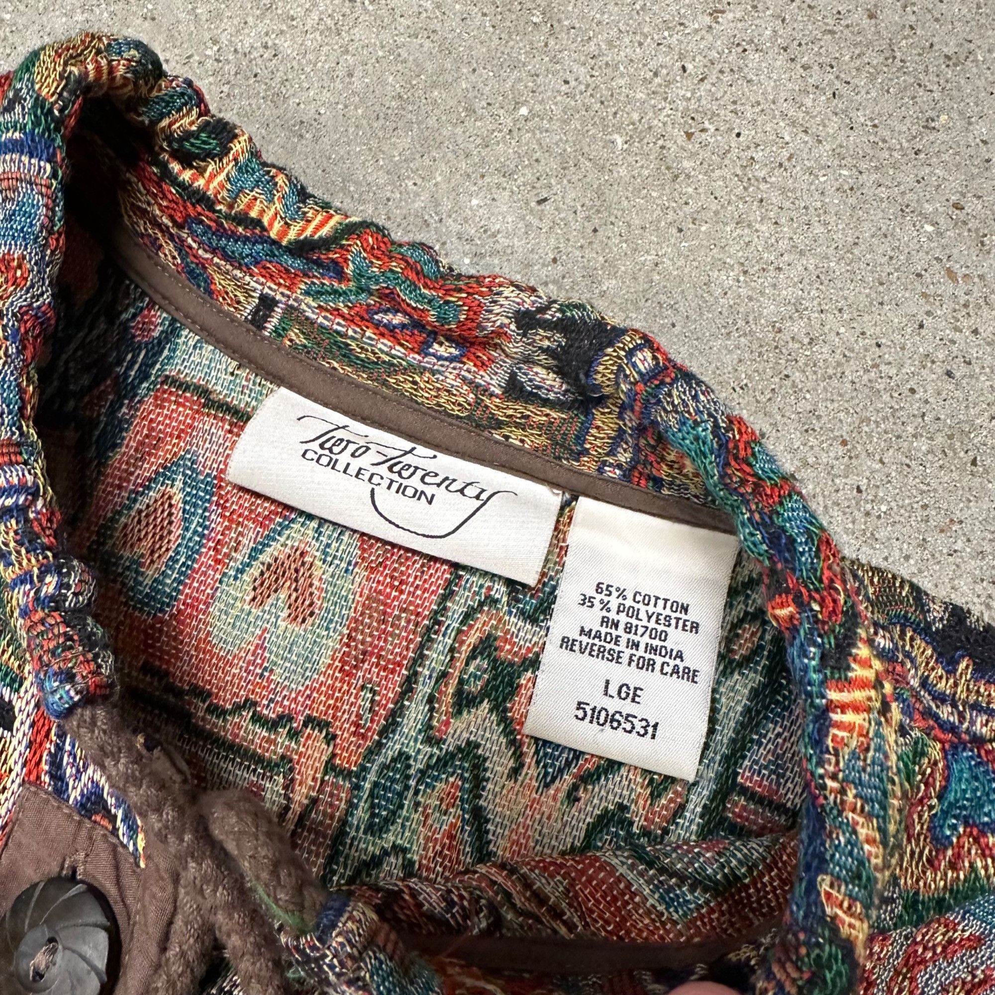 Vintage Vintage Two Twenty Unique Patterned Button Up Jacket Size US M / EU 48-50 / 2 - 3 Thumbnail