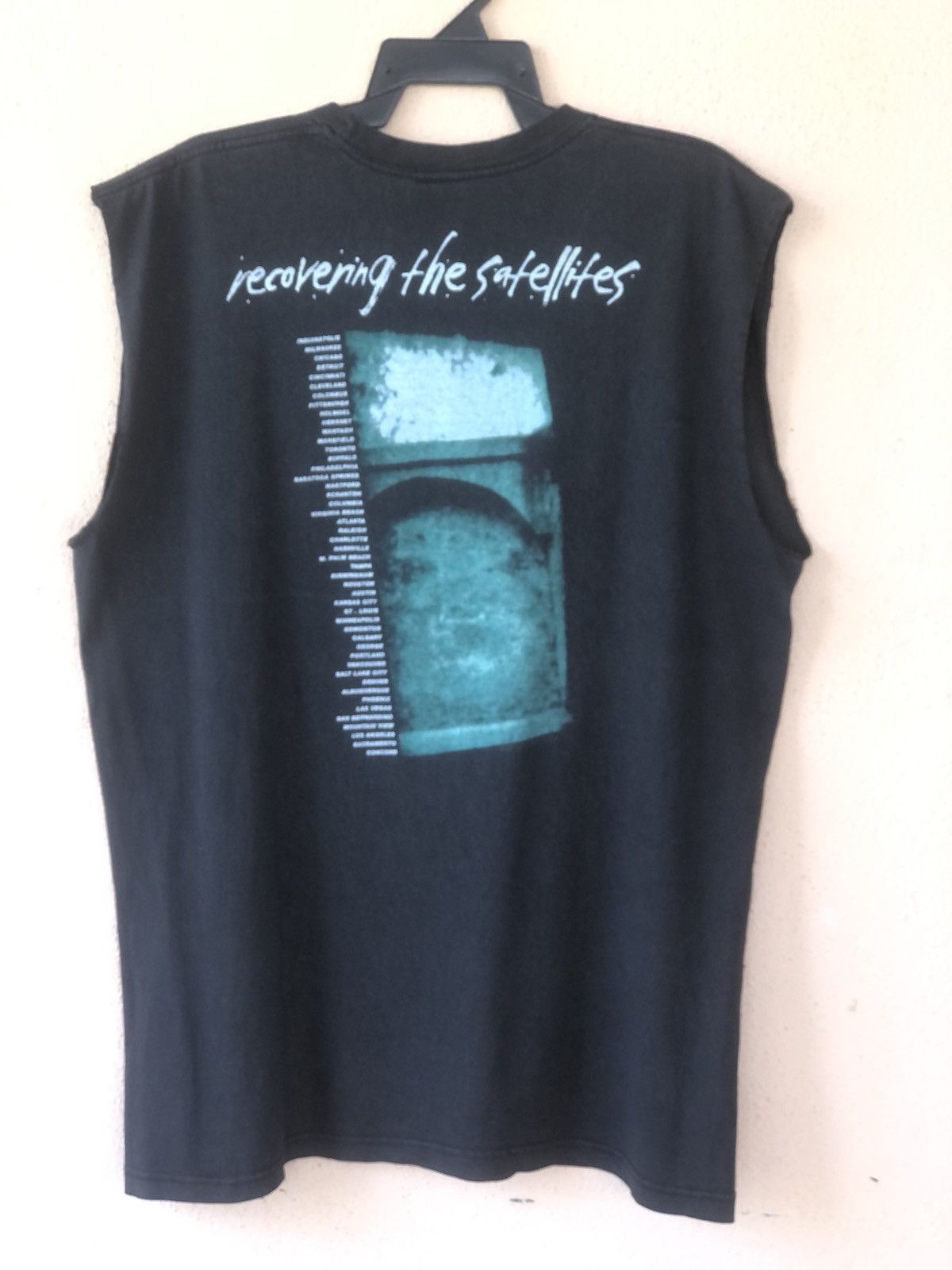 Band Tees × Vintage Vintage 90s COUNTING CROWS Cut Sleeve Tee Size US XL / EU 56 / 4 - 1 Thumbnail