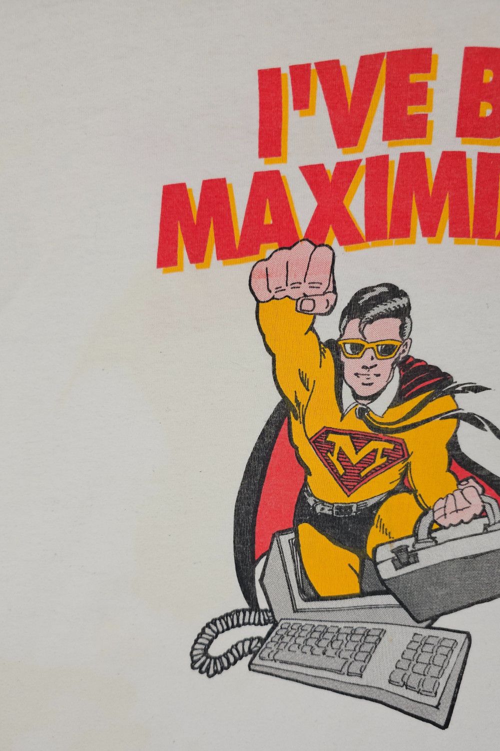 Hanes 1993 Maximizer for Windows Promo Tee - Hanes Beefy-T USA Size US XL / EU 56 / 4 - 8 Thumbnail