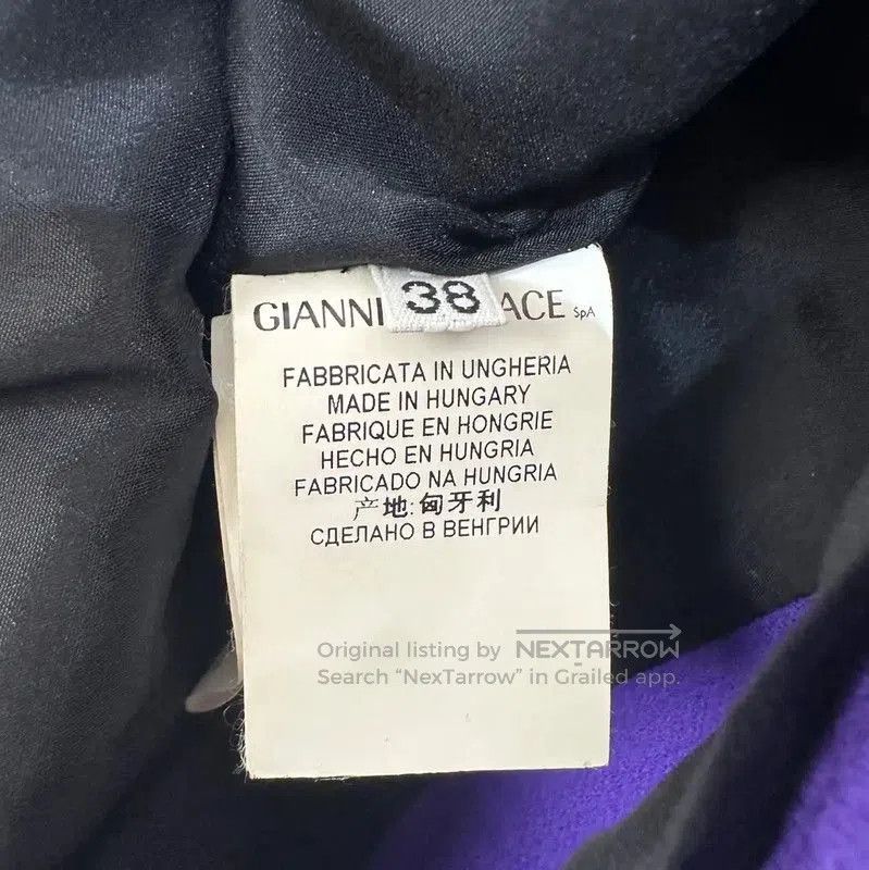 Versace Versace Purple Wool Women's Jacket . Size M / US 6-8 / IT 42-44 - 5 Thumbnail
