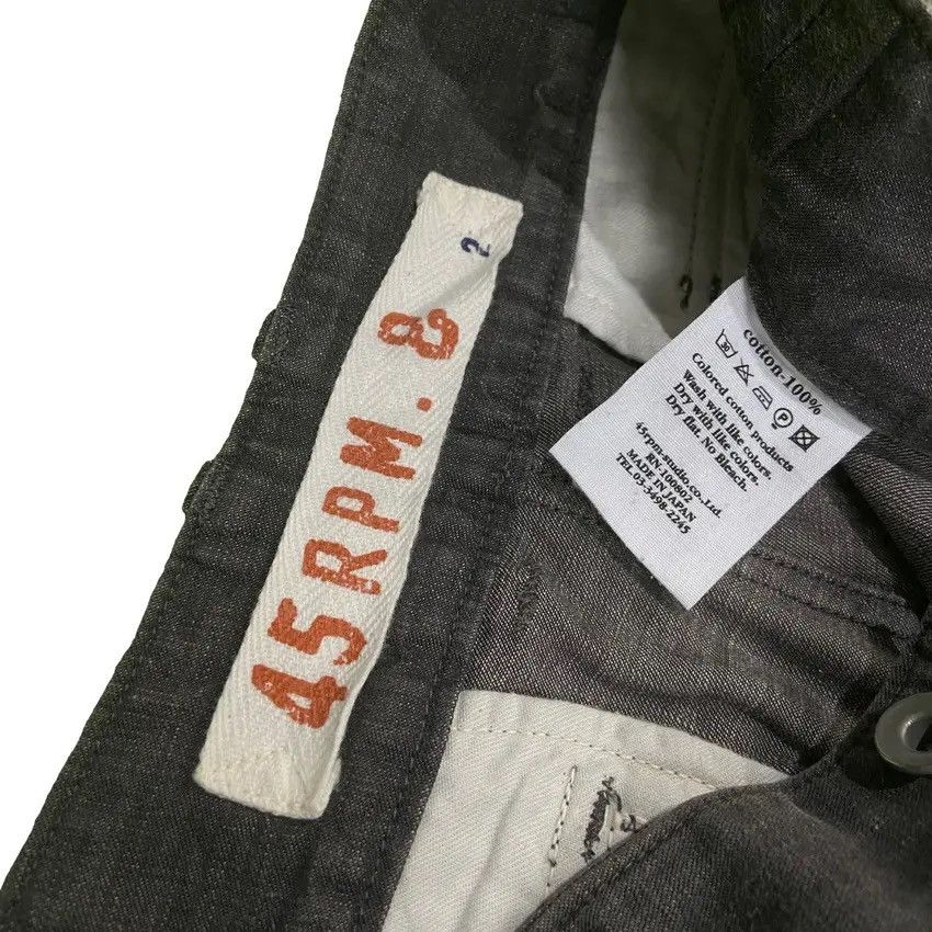 45rpm 45rpm Japanese Brand Casual Pants Size US 26 / EU 42 - 3 Thumbnail