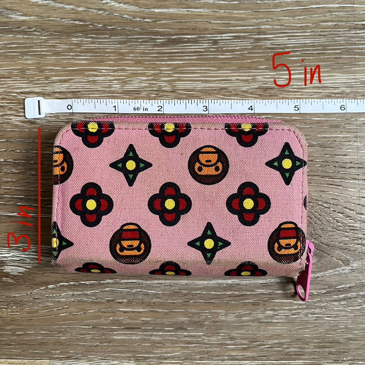 Bape RARE bape pink monogram wallet Size ONE SIZE - 2 Thumbnail