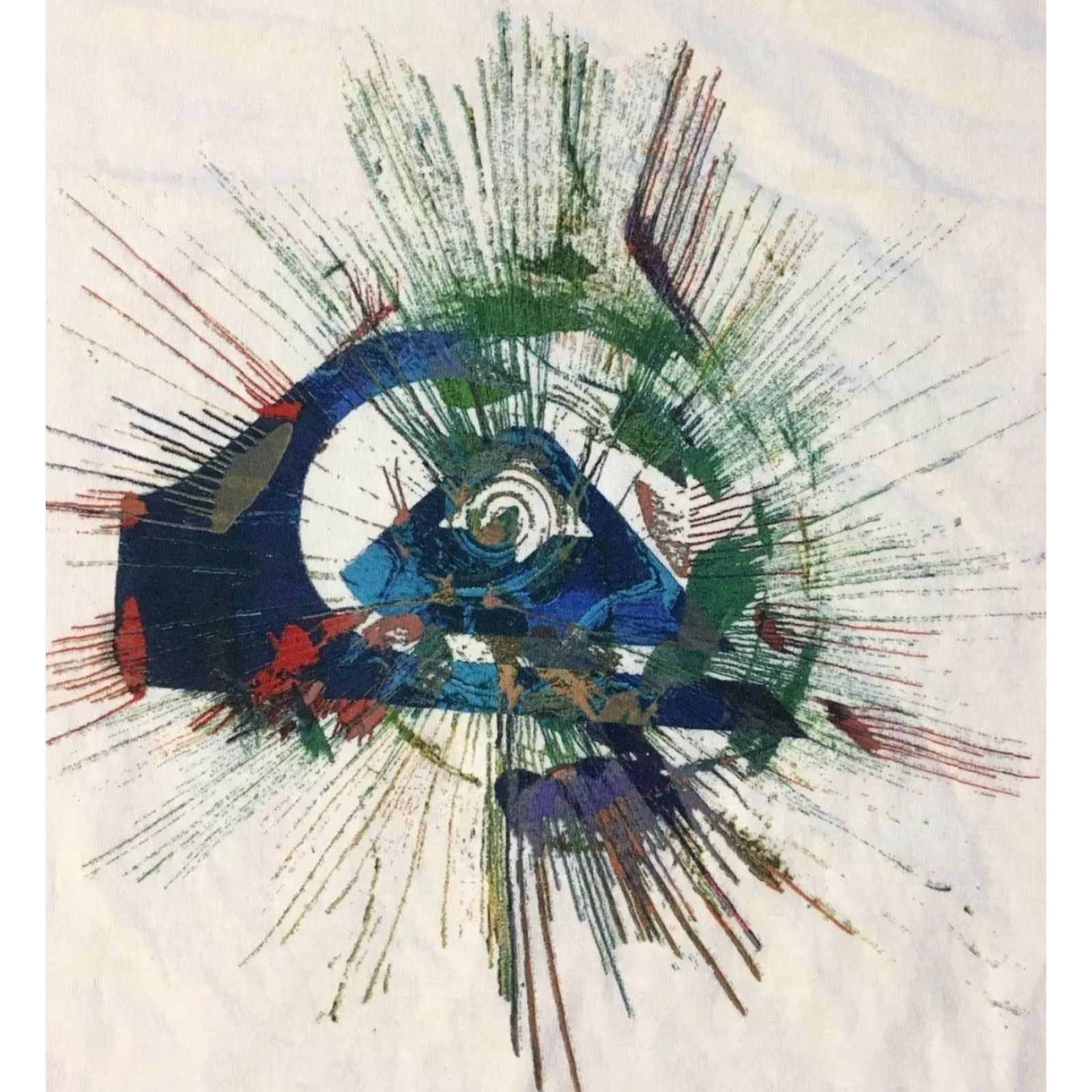 Volcom VINTAGE Quiksilver Shirt XL Surf Skate Beach 90s T-Shirt Mens White Graphic Tee Size US XL / EU 56 / 4 - 2 Thumbnail