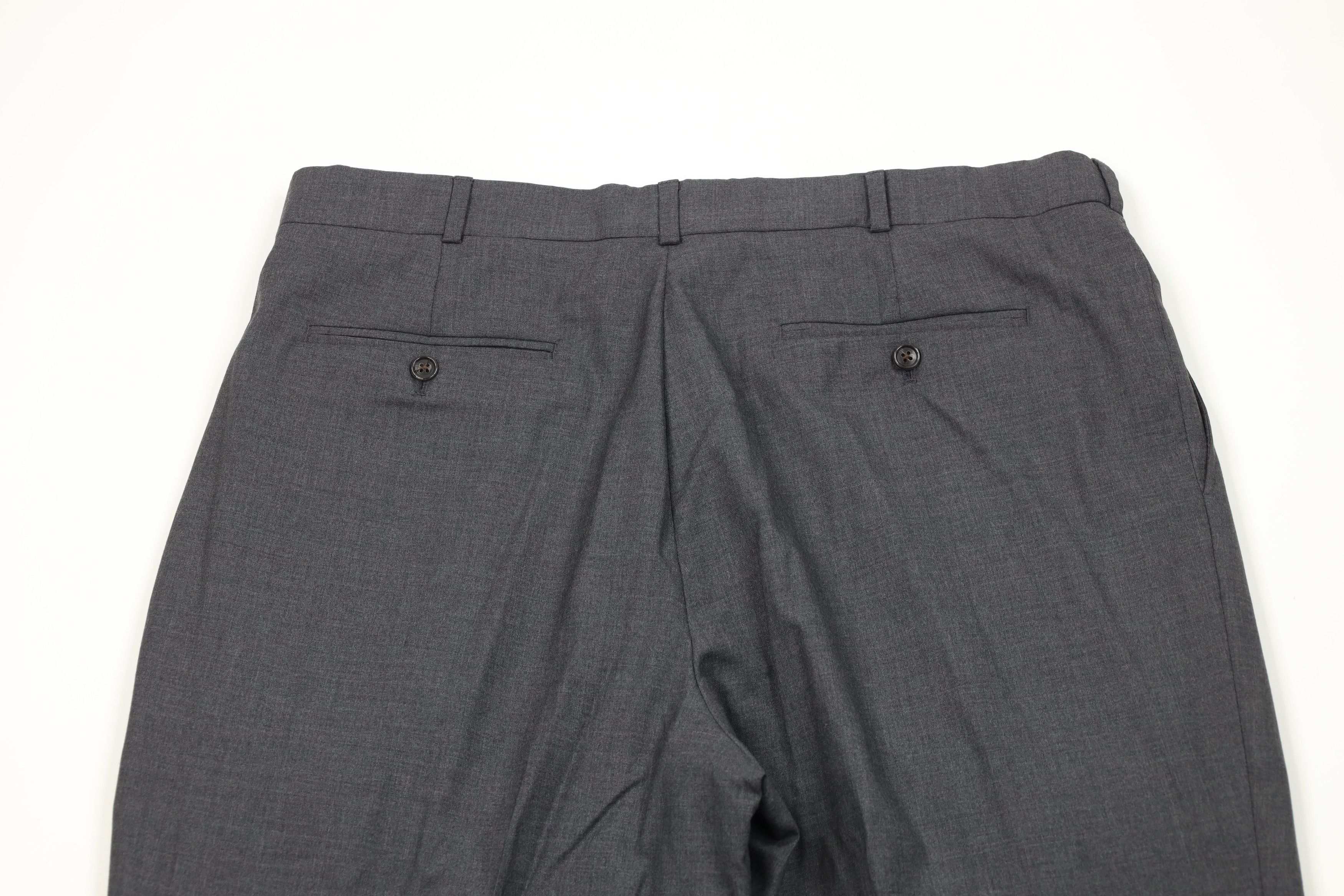 Lands' End Vintage 90s Lands End Cuffed Wide Leg Chino Pants Gray Size US 38 / EU 54 - 9 Thumbnail