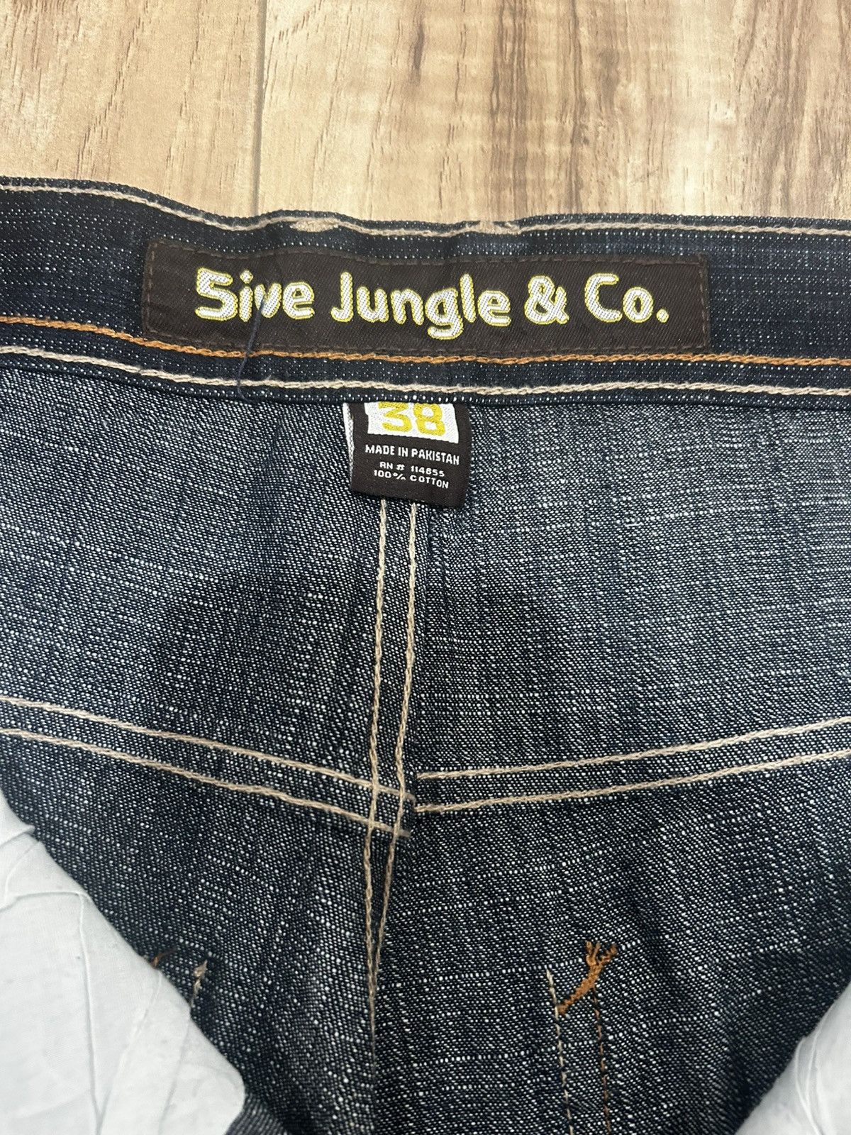 Other Vintage Y2K baggy denim jeans with embroidery Size US 38 / EU 54 - 4 Thumbnail