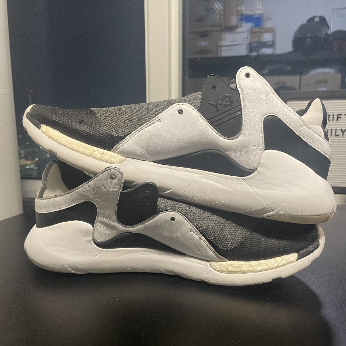Yohji Yamamoto Adidas Y-3 Yohji Yamamoto QR Run Limited Edition Mens 11.5 Size US 11.5 / EU 44-45 - 7 Thumbnail