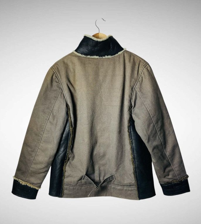 Designer Vintage Rallys Duck Canvas + Leather Zipper Jacket Size US L / EU 52-54 / 3 - 2 Thumbnail