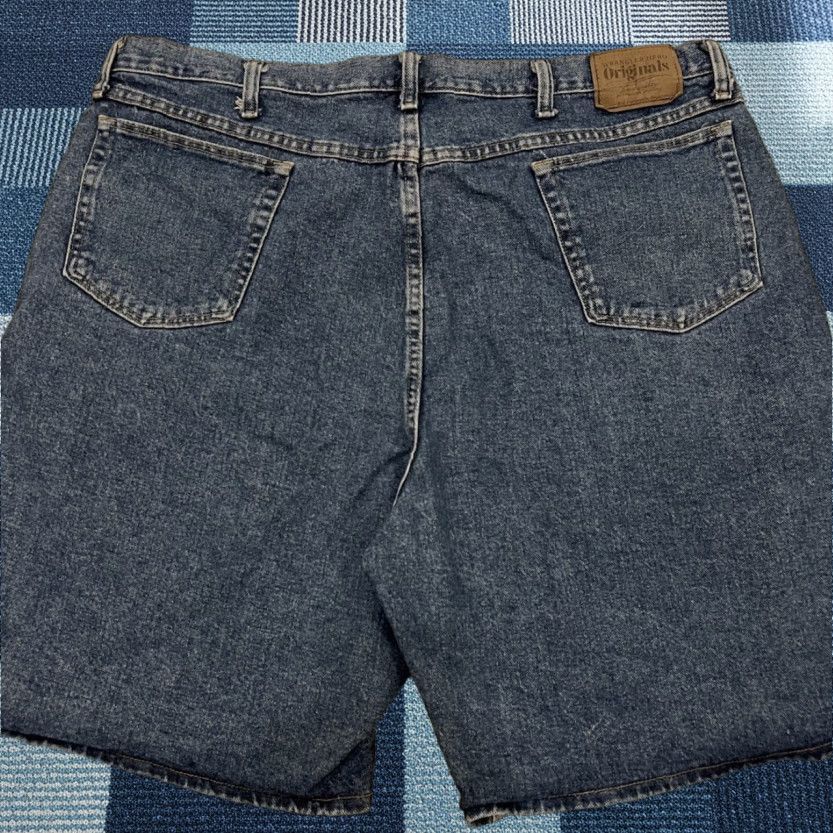 Wrangler VINTAGE Wrangler Relaxed Denim 10" Shorts Jeans Bermuda Jorts 100% Cotton Mens 44 Denim Blue Size US 44 / EU 60 - 1 Thumbnail