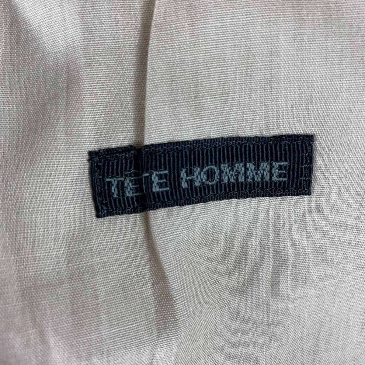 Issey Miyake × Japanese Brand × Tete Homme TETE HOMME Linen pants Size US 36 / EU 52 - 3 Thumbnail