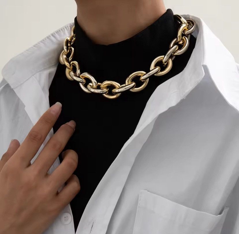 Other Punk Simple Sweater Short Necklace Size ONE SIZE - 6 Thumbnail