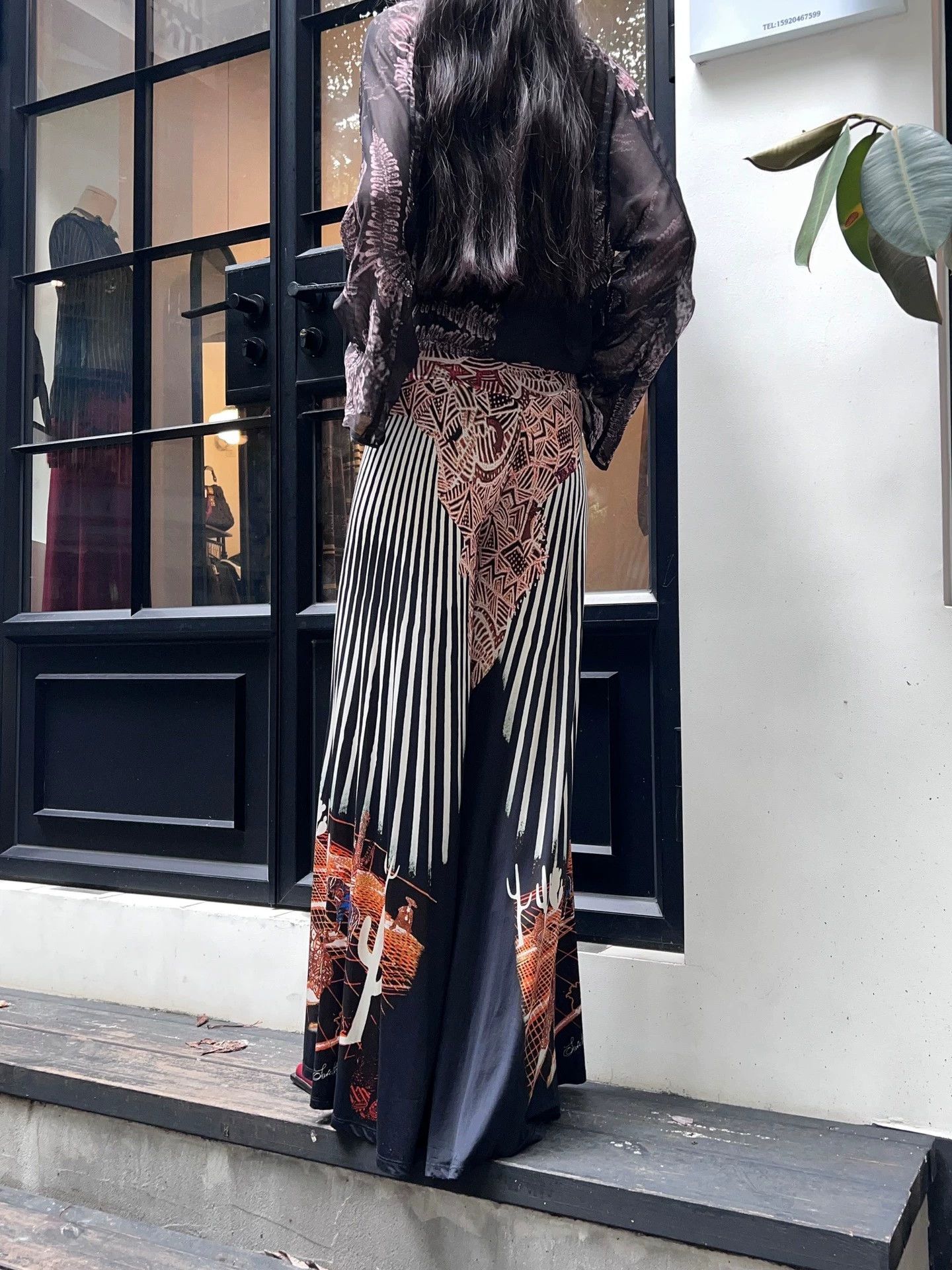 Other save the queen printed cool flared pants xs vintage Size 25" / US 0 / IT 36 - 6 Thumbnail